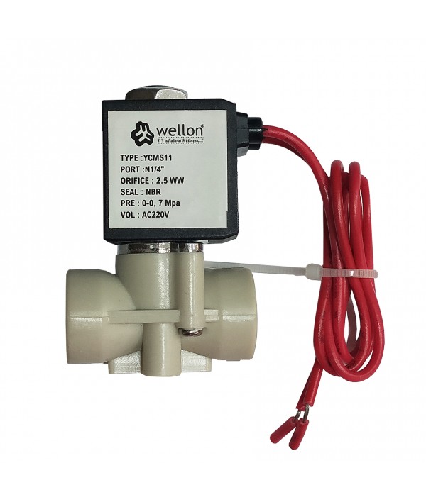 Wellon Original Ionizer Solenoid Valve 220V(AC)-Black Color SV for Kangen Water